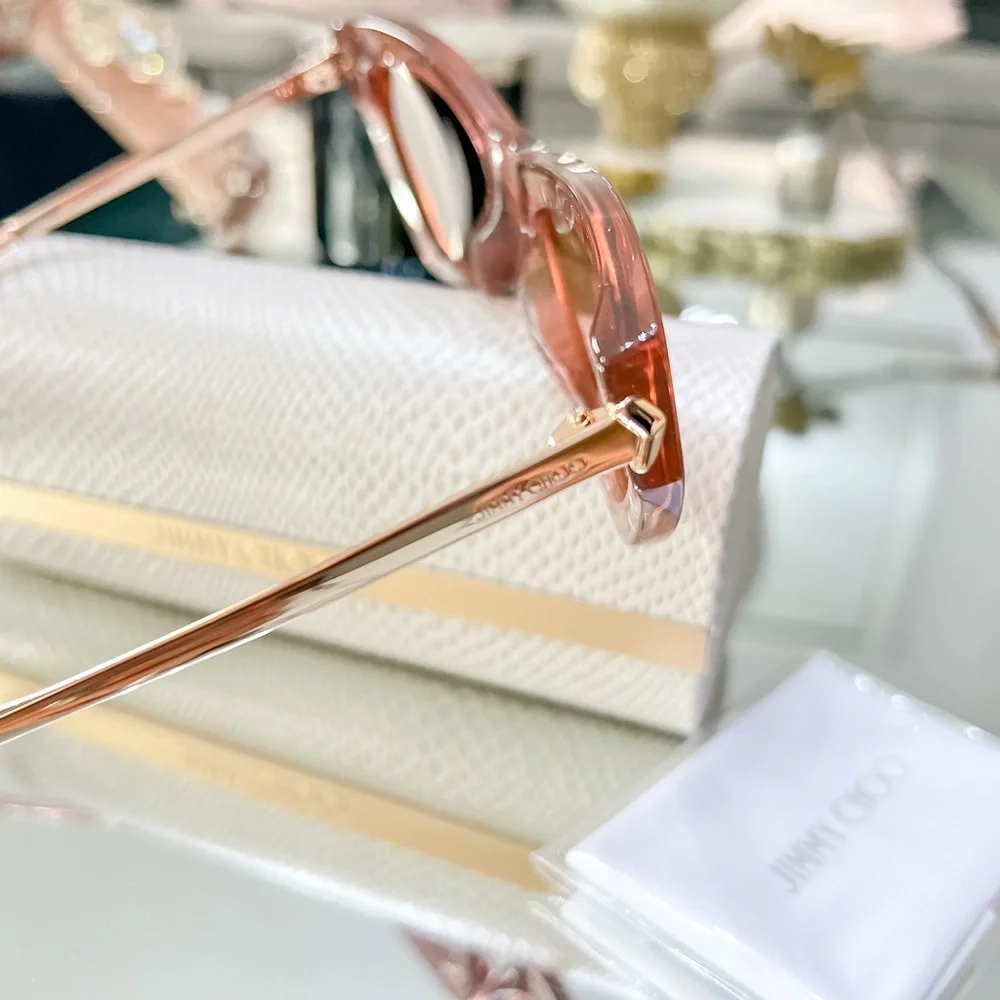 BRAND NEW Jimmy Choo Rose gold Sunglasses - Picture 7 of 9